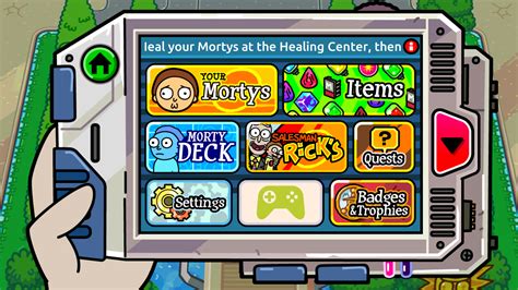 Pocket Mortys - A Hilarious RPG Adventure Where You Capture and Battle Interdimensional Mortys!